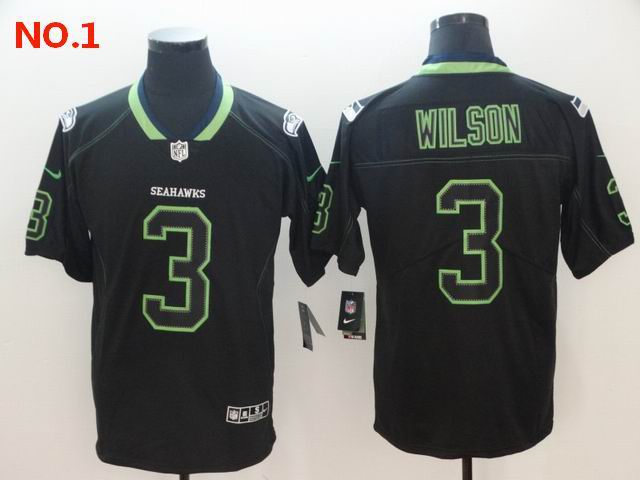 Men's Seattle Seahawks #3 Russell Wilson Jerseys-3